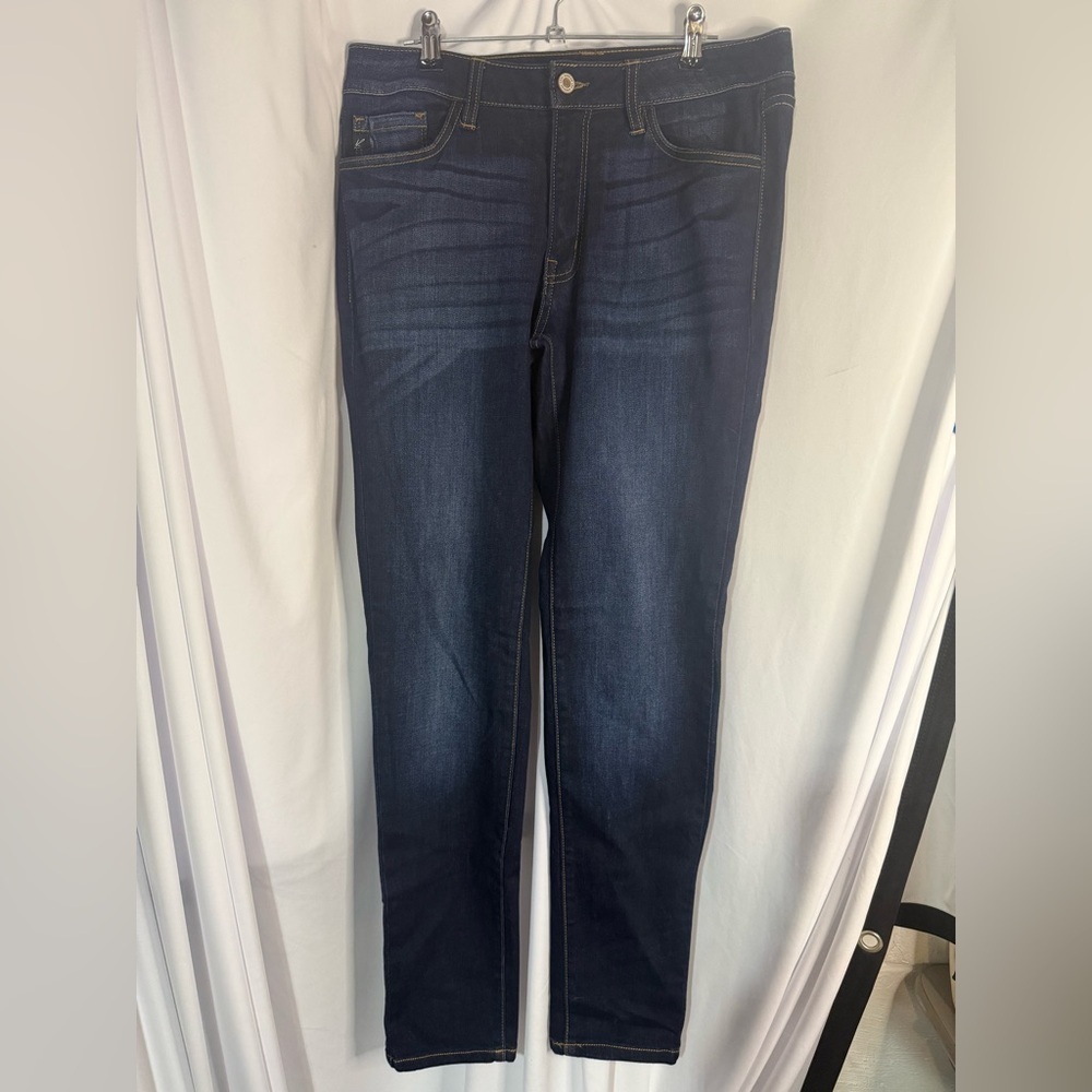 KanCan Dark Blue Straight Leg Jeans
